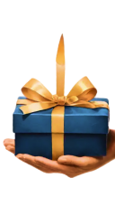hand with gift