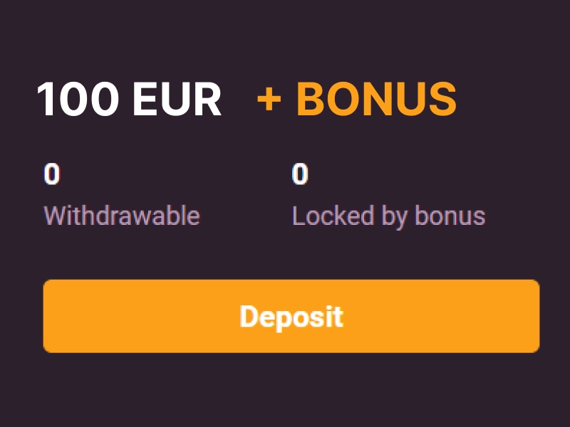 icky Casino balance screen showing bonus funds credited to the account